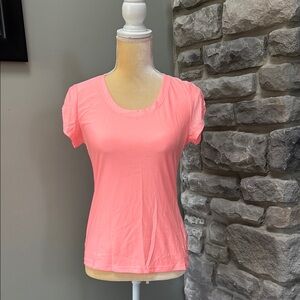 Pink/Peach Women's Athletic Top, S, Balance Collection